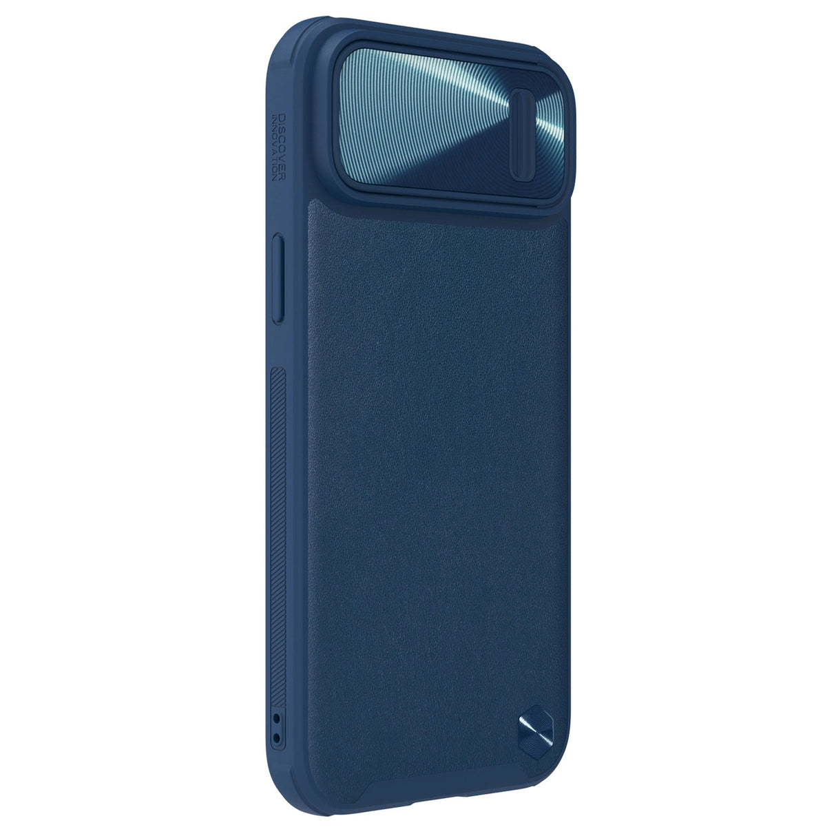 Nillkin CamShield Leather S Case iPhone 14 Plus case med kamera cover blå