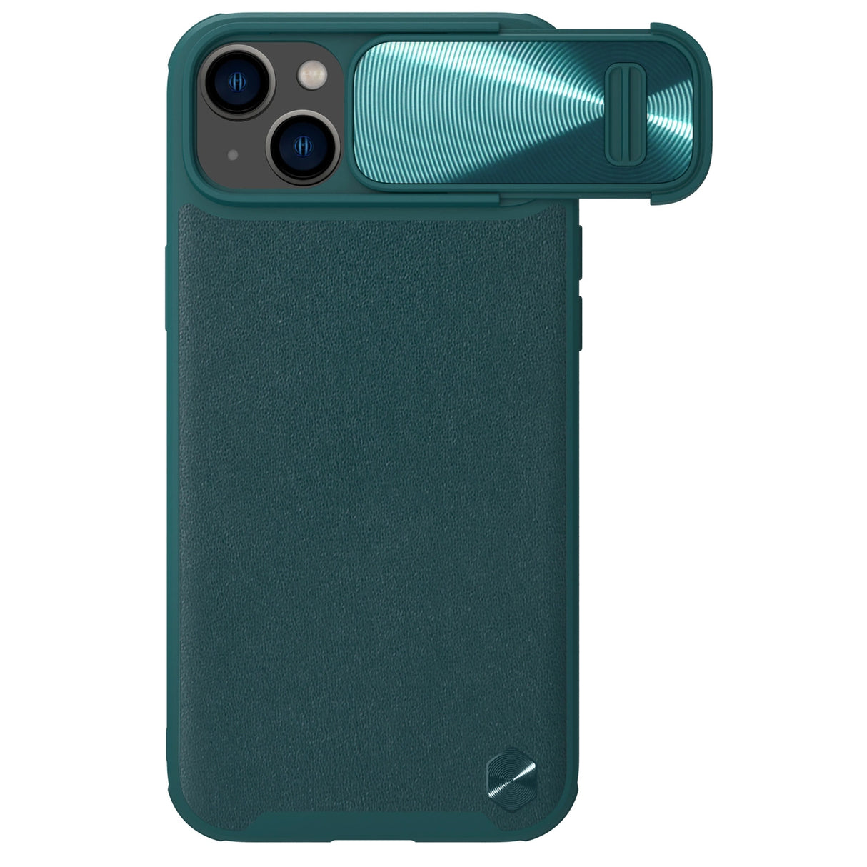 Nillkin CamShield Leather S Case iPhone 14 Plus cover med kamera cover grøn