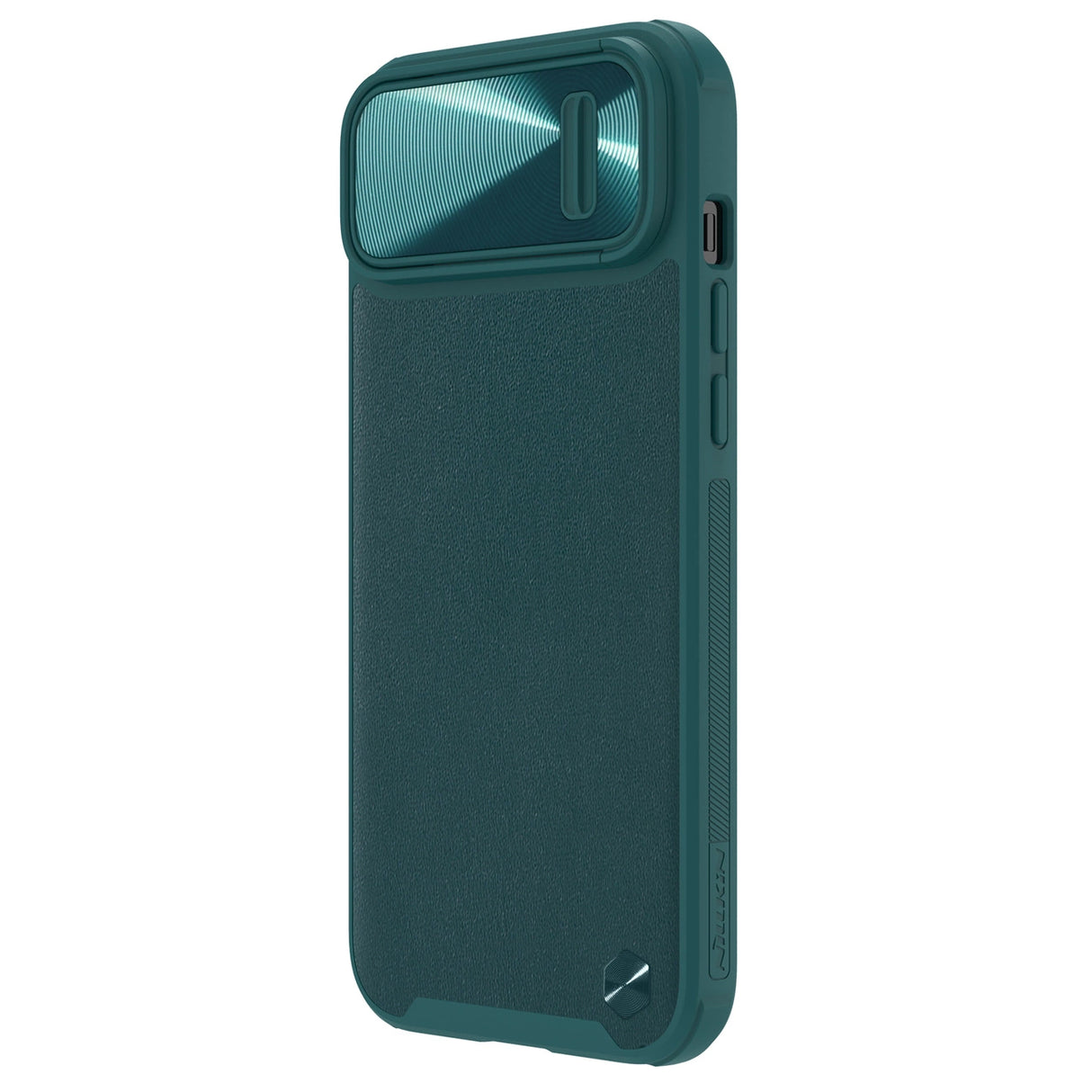 Nillkin CamShield Leather S Case iPhone 14 Plus cover med kamera cover grøn