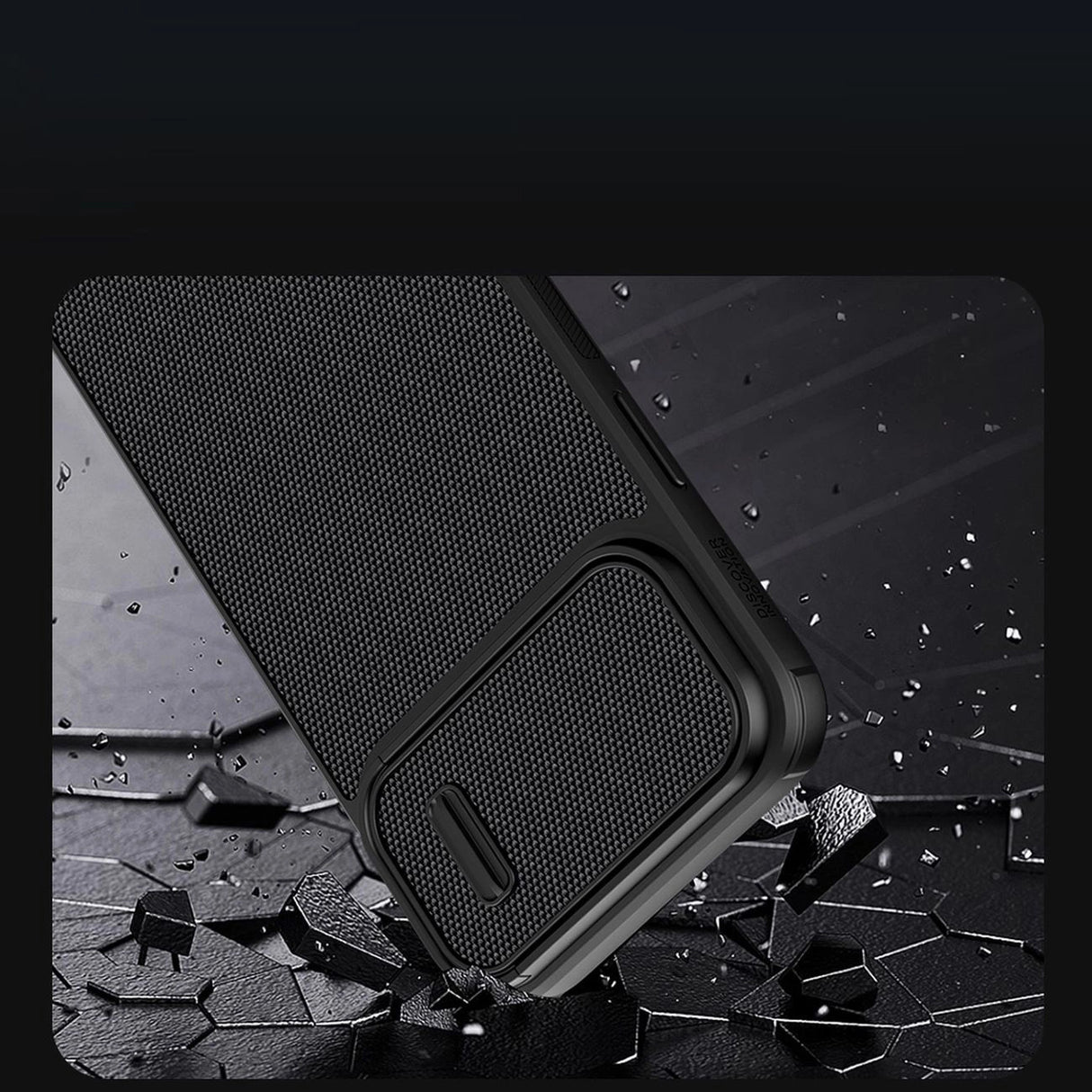 Nillkin Textured S Case iPhone 14 Pro pansret cover med kamera cover grønt