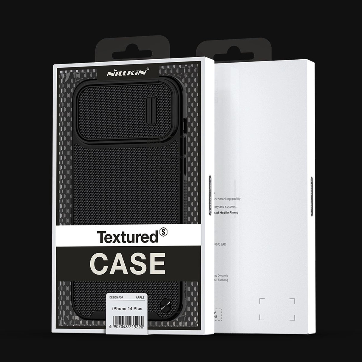 Nillkin Textured S Case iPhone 14 Plus pansret cover med kamera cover, sort