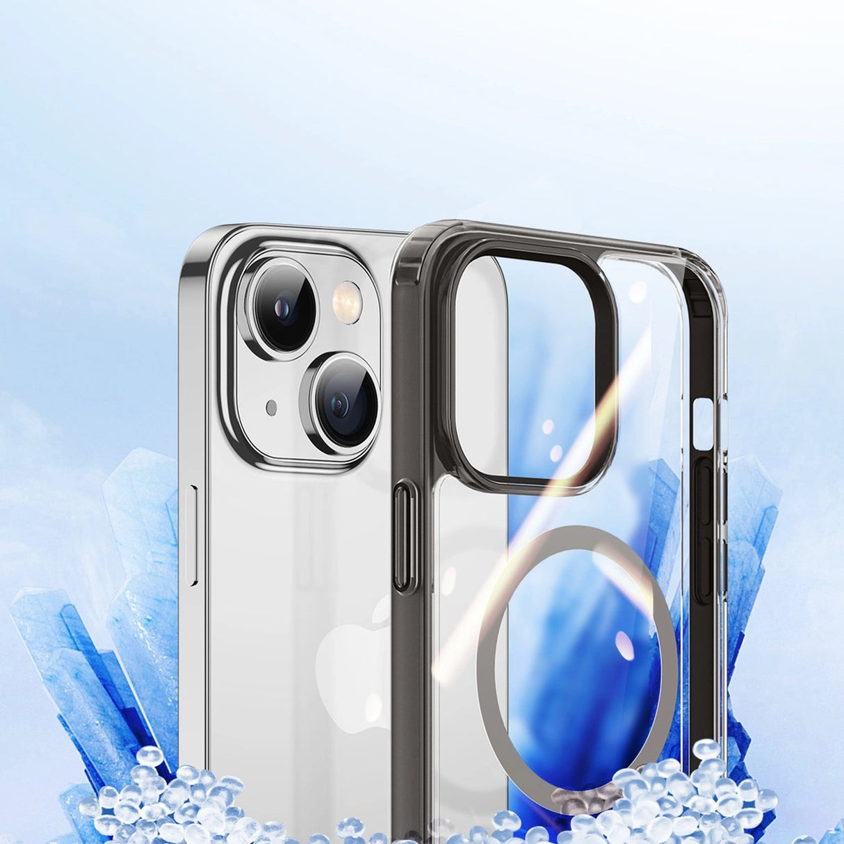 Dux Ducis Clin2-foder for iPhone 14 Plus Magnetisk cover MagSafe grå