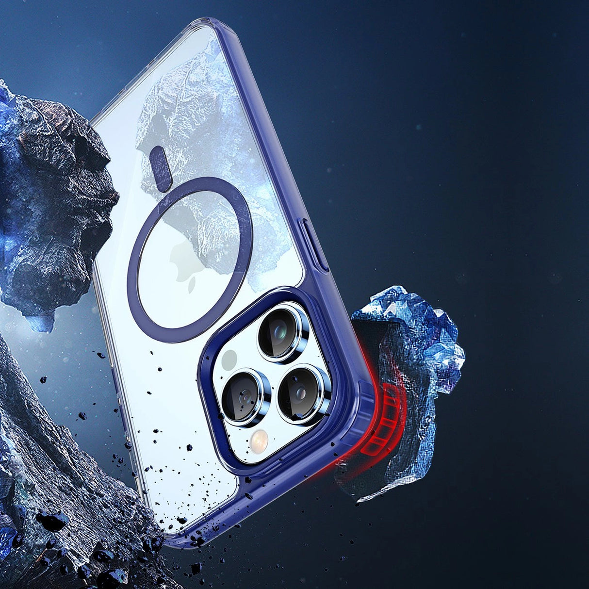 Dux Ducis Clin2 sag til iPhone 14 Pro magnetisk MagSafe cover blå