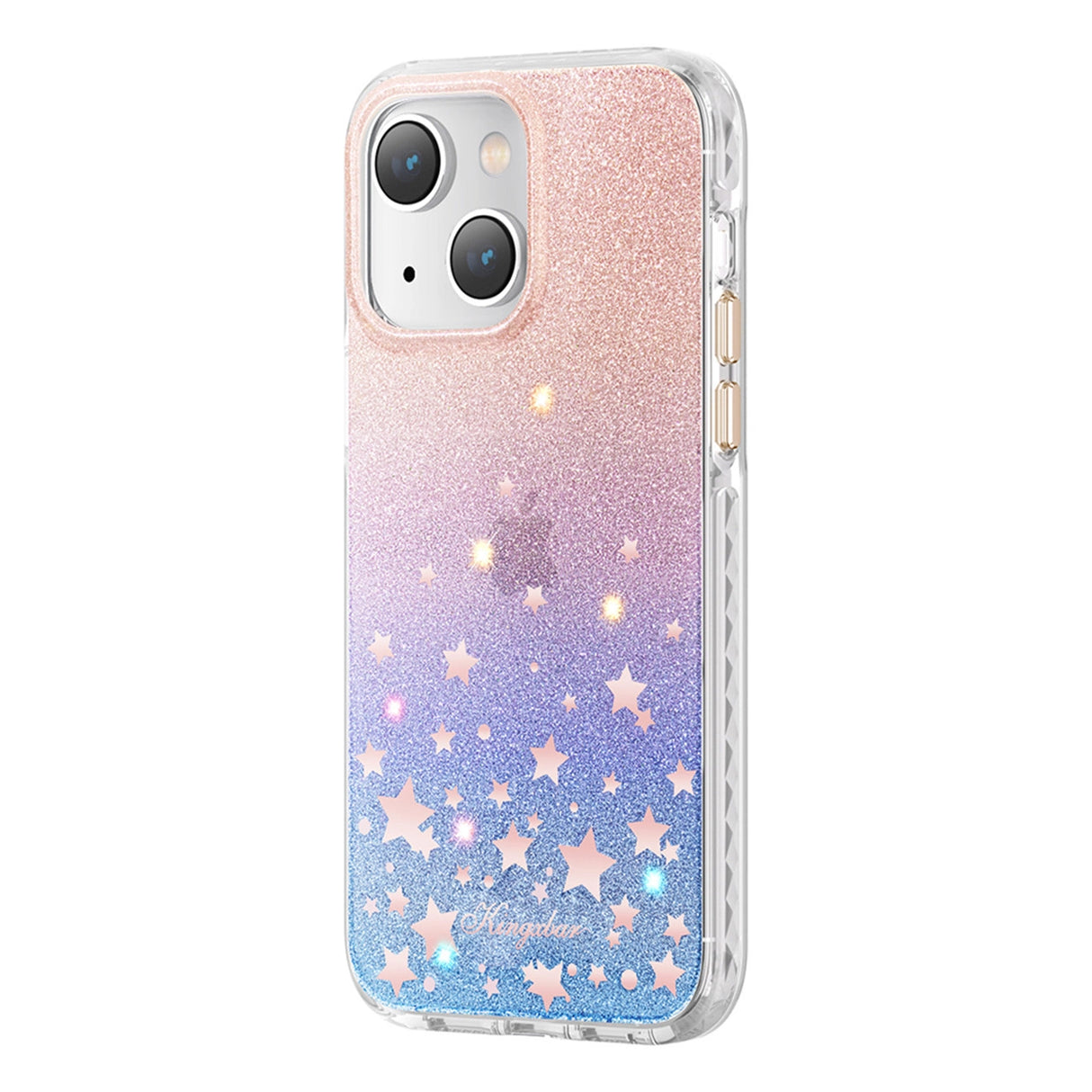 Kingxbar Heart Star Series-foder for iPhone 14 Plus-foder med stjernetegn