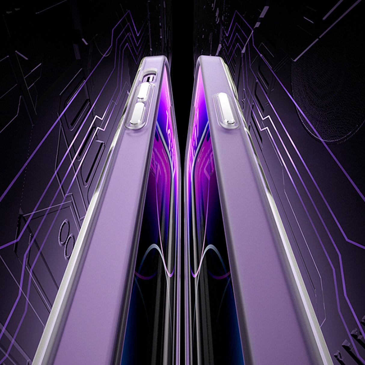 Kingxbar PQY Geek Series magnetisk fodtøj til iPhone 14 Pro MagSafe sølv