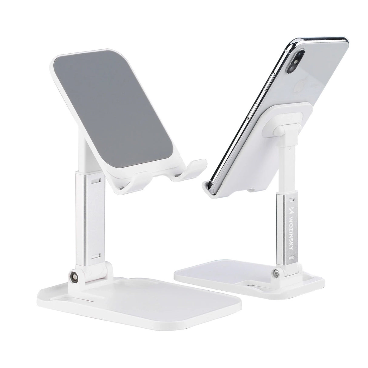 Wozinsky Desk Phone Stand Tablet Stand Foldbar hvid (WFDPS-W1)