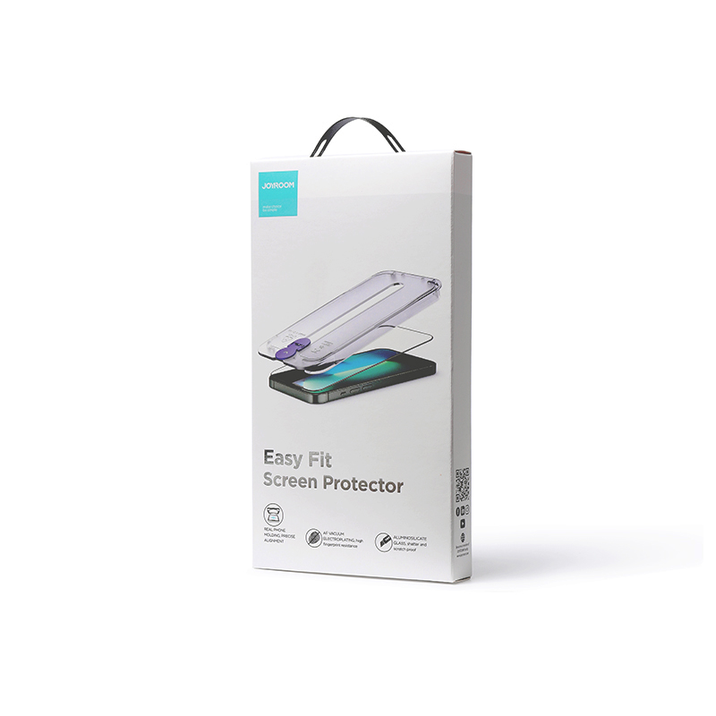 Joyroom Knight glas til iPhone 14 Plus med monteringssæt gennemsigtigt (JR-H11)