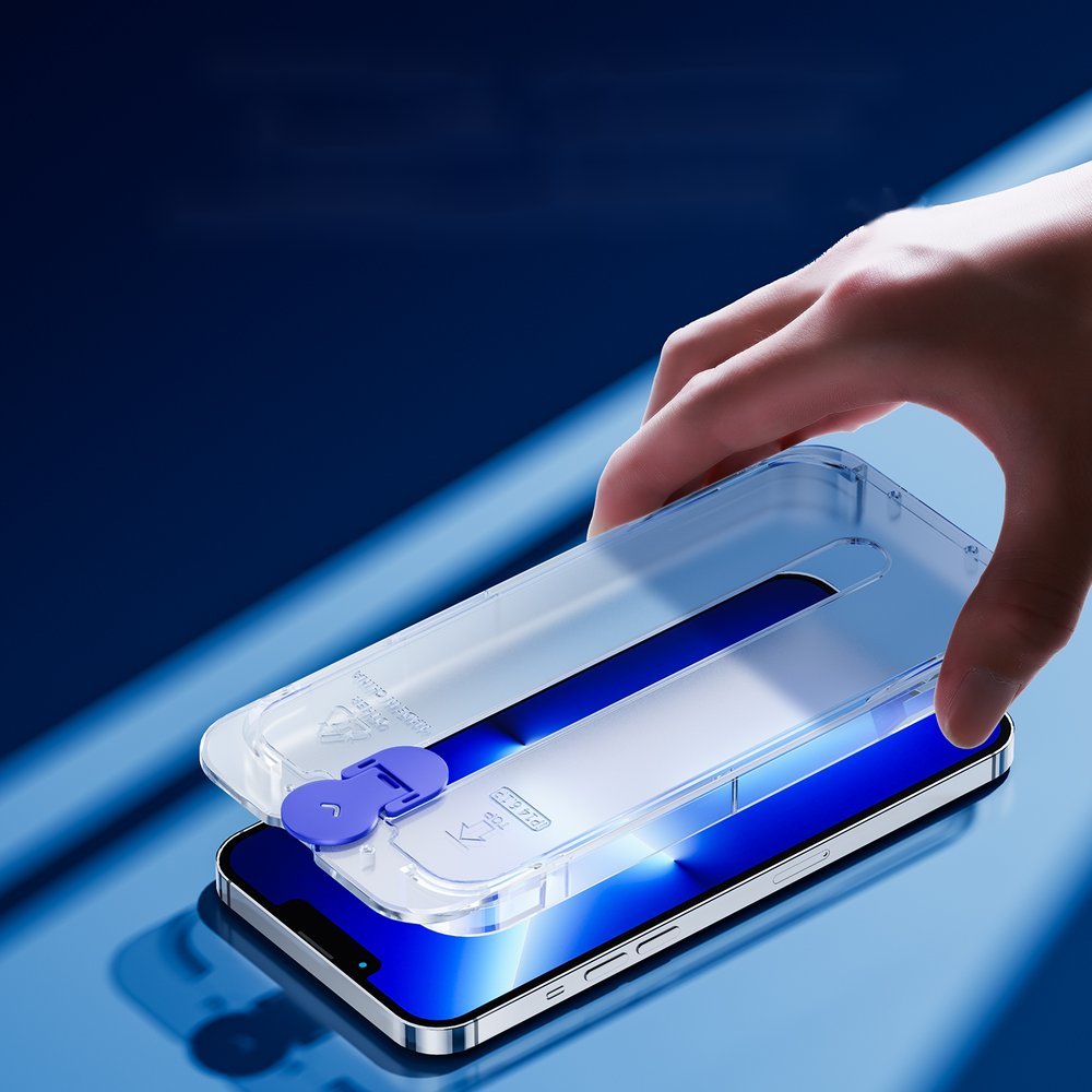 Joyroom Knight glas til iPhone 14 Plus med monteringssæt gennemsigtigt (JR-H11)