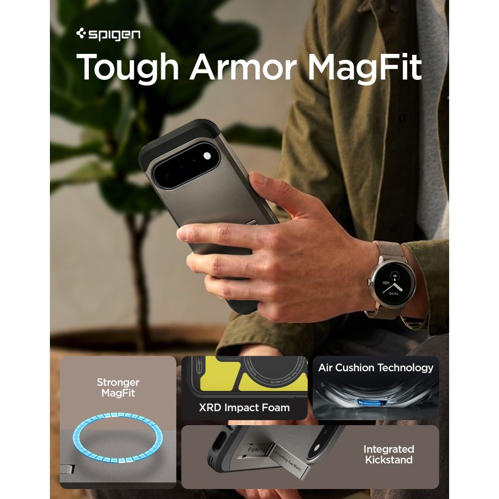 Spigen Tough Armor Magasafe Google Pixel 11 Gunmetal