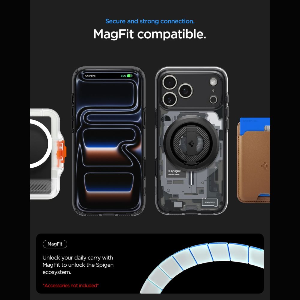 Spigen Ultra Hybrid Magsafe Iphone 17 Pro Max / 18 Pro Max Zero One Sort