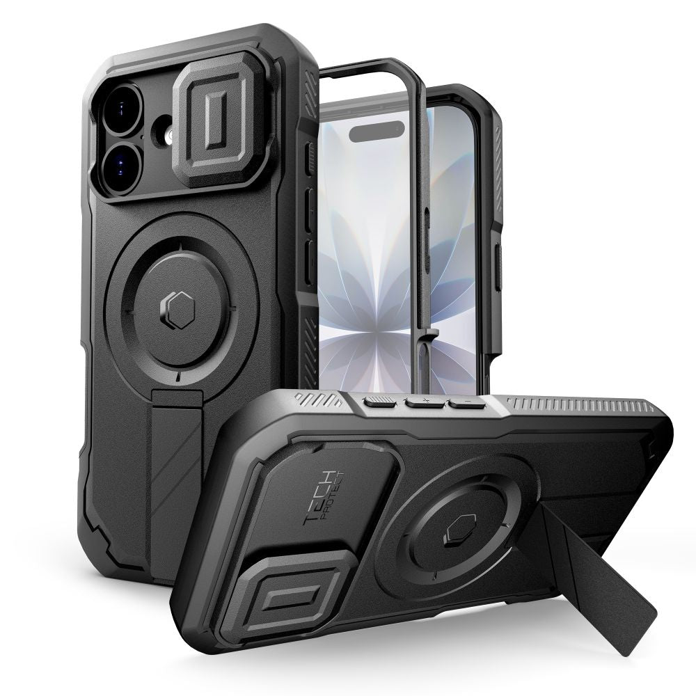 Tech Protect Kevlar Magsafe Iphone 17 Sort