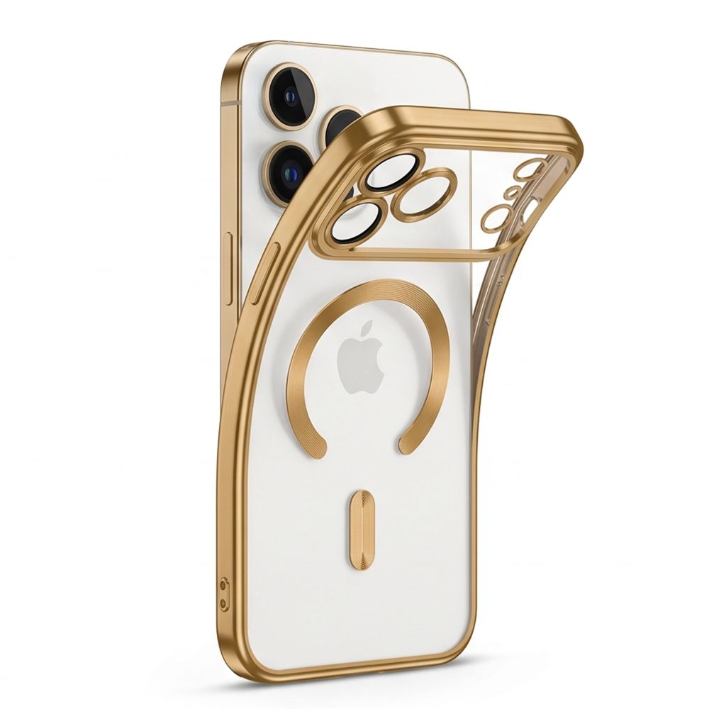 Tech Protect Magflex Magsafe Iphone 17 Pro Max / 18 Pro Max Shiny Gold