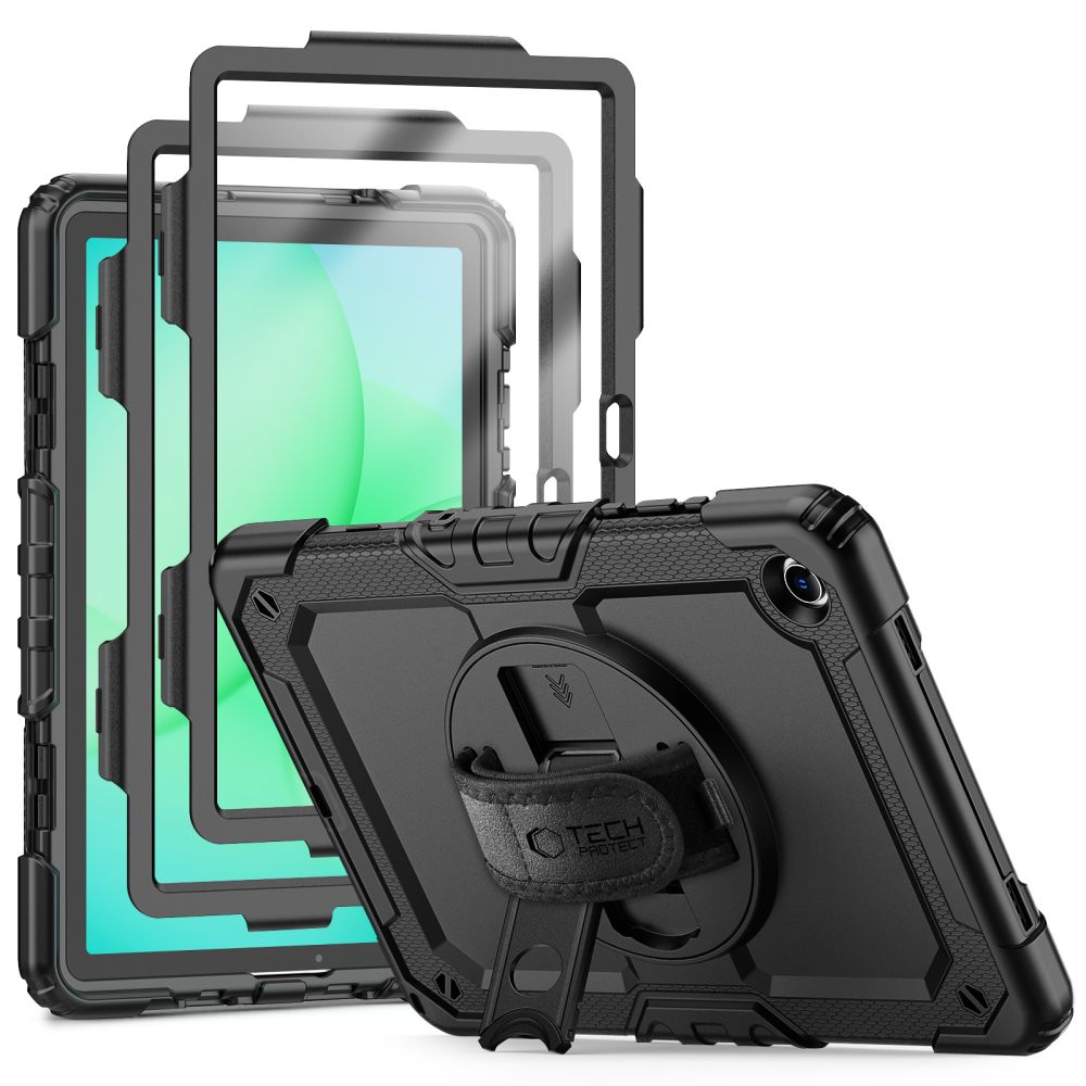 Tech Protect Solid 2 Sæt Galaxy Tab A9+ / A11+ Plus 11.0 X210 / X215 / X216 / X230 / X235 / X236 Sort