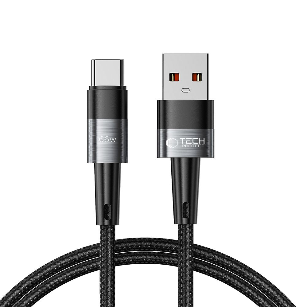 Tech Protect Ultraboost Type C Kabel 66 W/6 A 100 Cm Grå