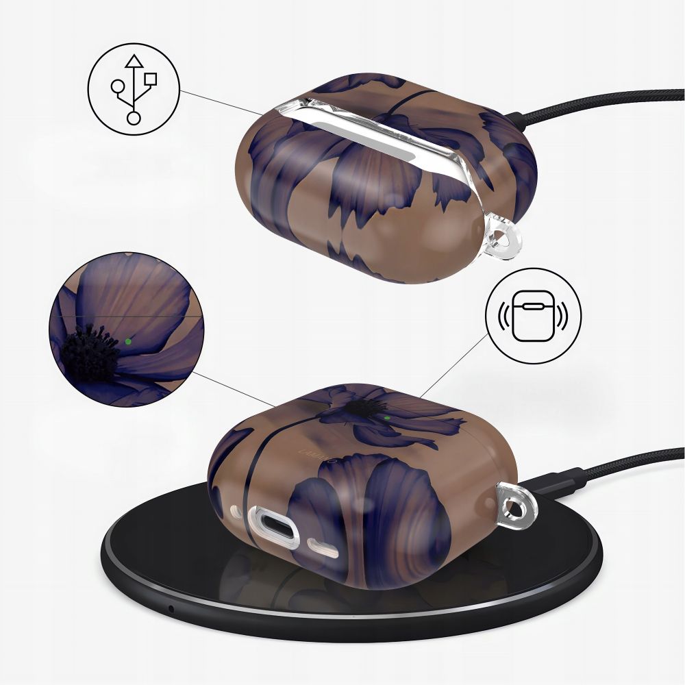 Tech Protect Lamano Apple Airpods 4/5 Fløjlsnat