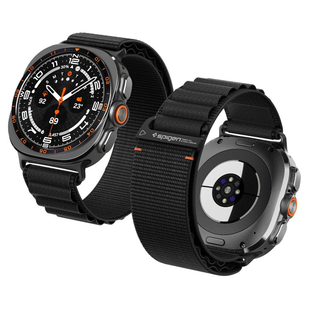Spigen Wbf1 Band Samsung Galaxy Watch Ultra 1/2 2024 2026 (47 Mm) Sort