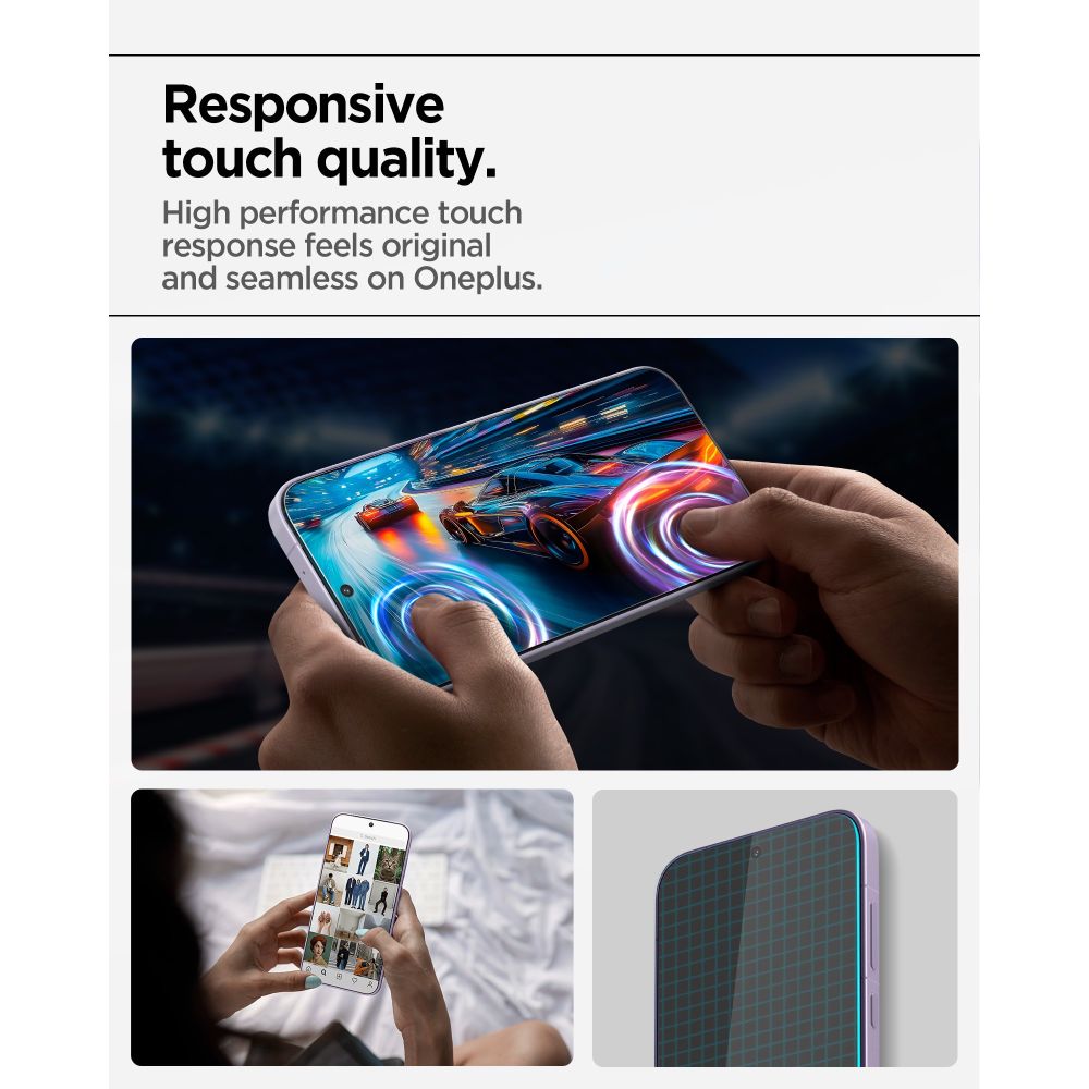 Hærdet Glas Spigen Alm Glas.Tr Slim Ac 2 Pack Oneplus 15 Clear