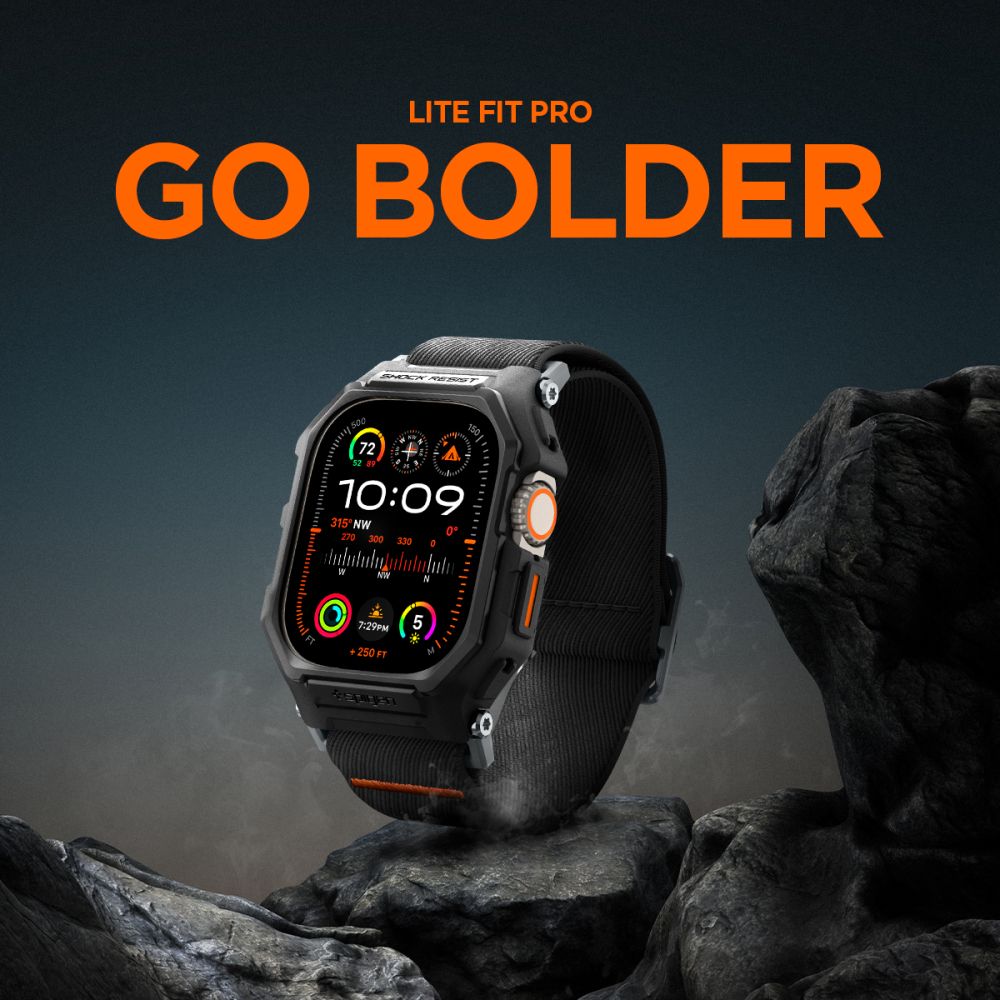 Spigen Lite Fit ”Pro” Apple Watch Ultra 1 / 2 / 3 (49 Mm) Matsort