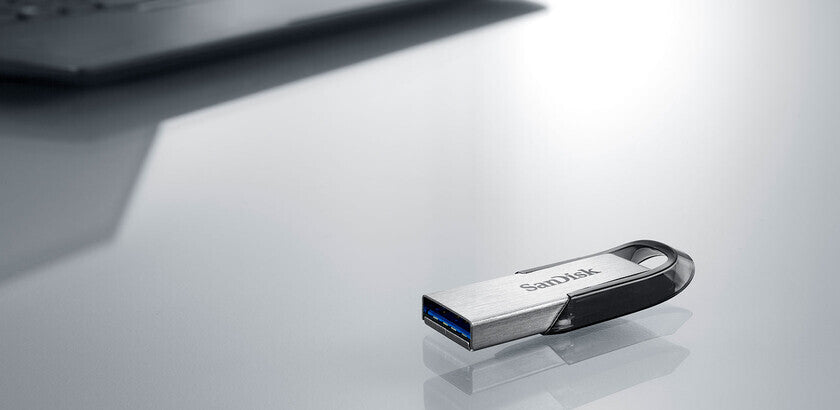 SanDisk Ultra Flair 512GB USB 3.0 USB stick Sort Sølv