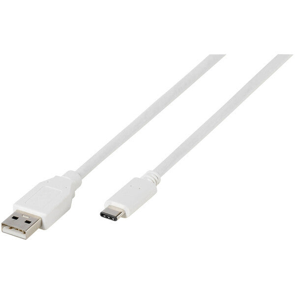 Vivanco DCVVUSBC20A12W USB-kabel 1,2 m USB C USB A Hvid