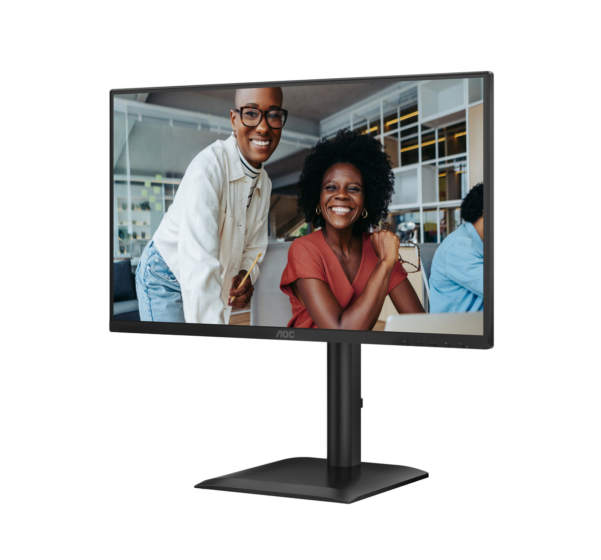 AOC 24E4U computerskærm 60,5 cm (23.8") 1920 x 1080 pixel Fuld HD LED Sort