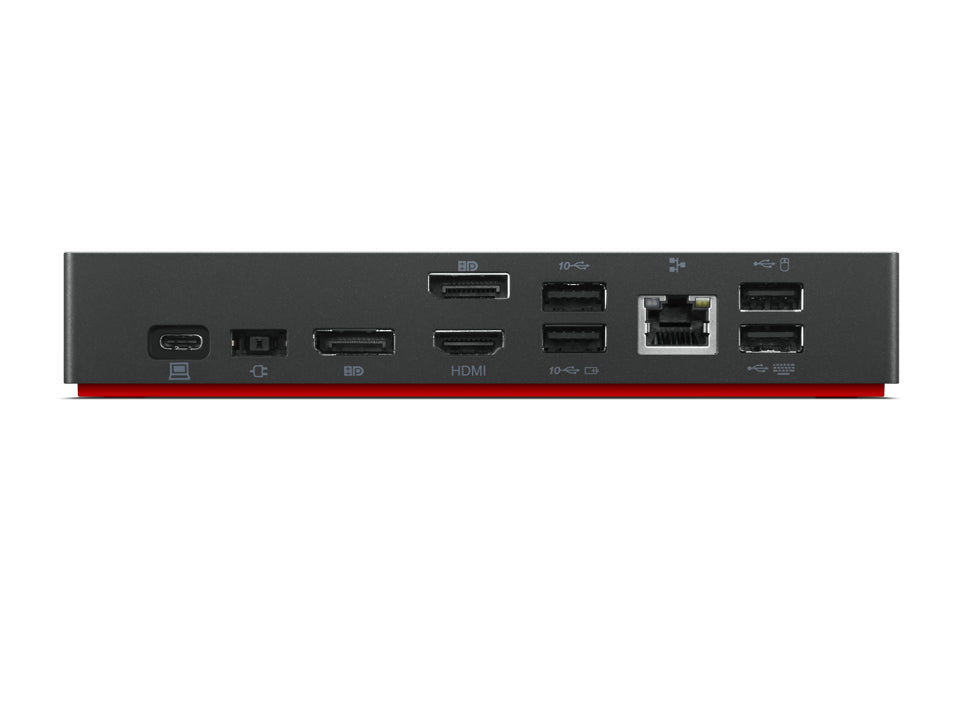 Lenovo ThinkPad Universal USB-C Dock Ledningsført USB 3.2 Gen 1 (3.1 Gen 1) Type-C Sort