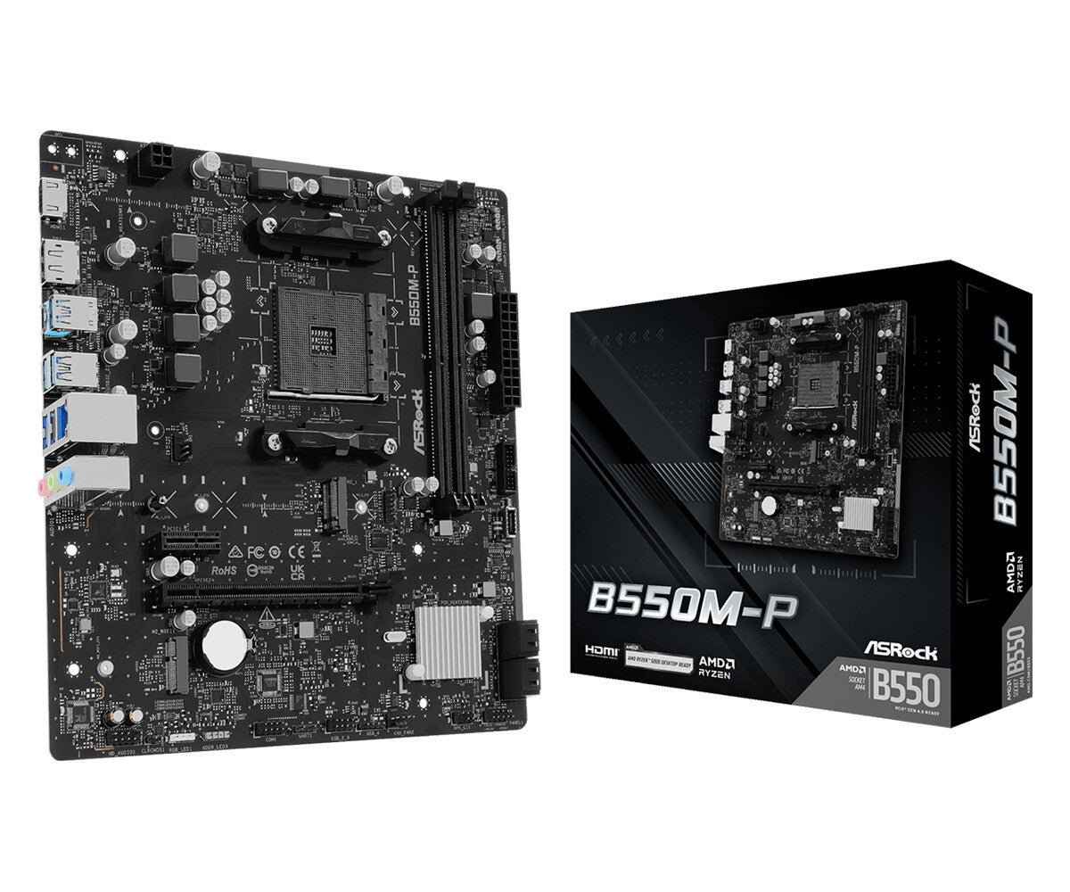 ASRock B550M-P Micro-ATX AM4 AMD B550