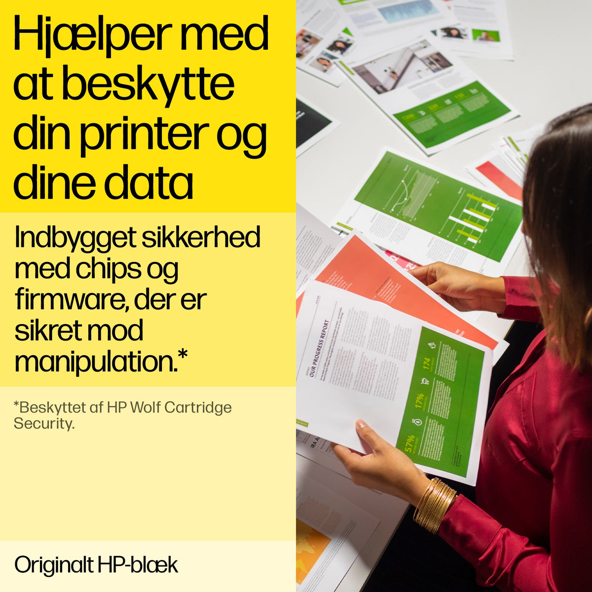 HP 300 Farve (cyan, magenta, gul) 165 sider Blæk CC643EE