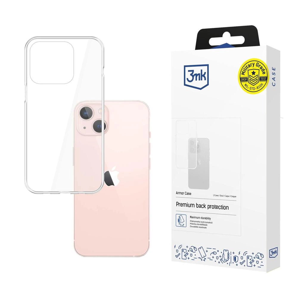 Case til iPhone 14 fra 3mk Armor Case-serien - gennemsigtig
