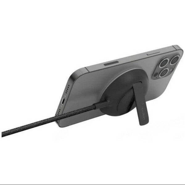 Belkin - BoostCharge Pro MagSafe 15W - Bærbar trådløs oplader - Sort WIA004BTBK