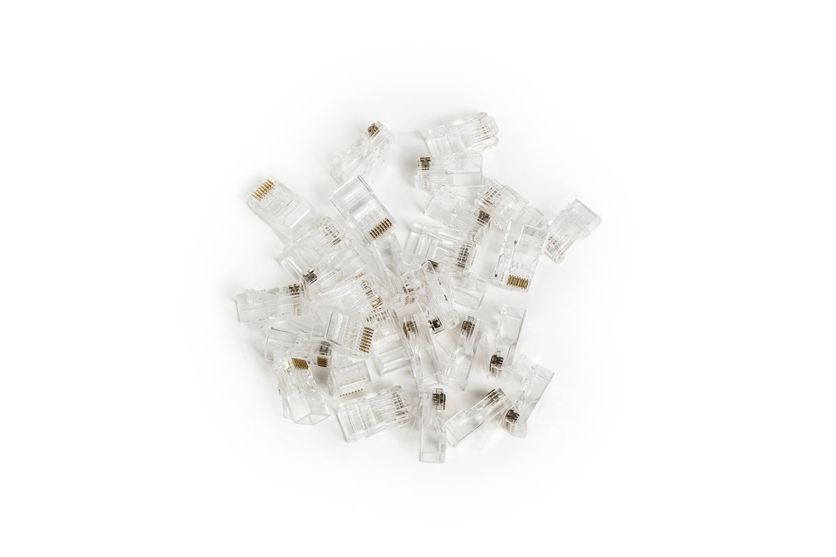Digitus RJ45 (8P8C) CAT 6 Modular Plug med pass-through, 100 stk.