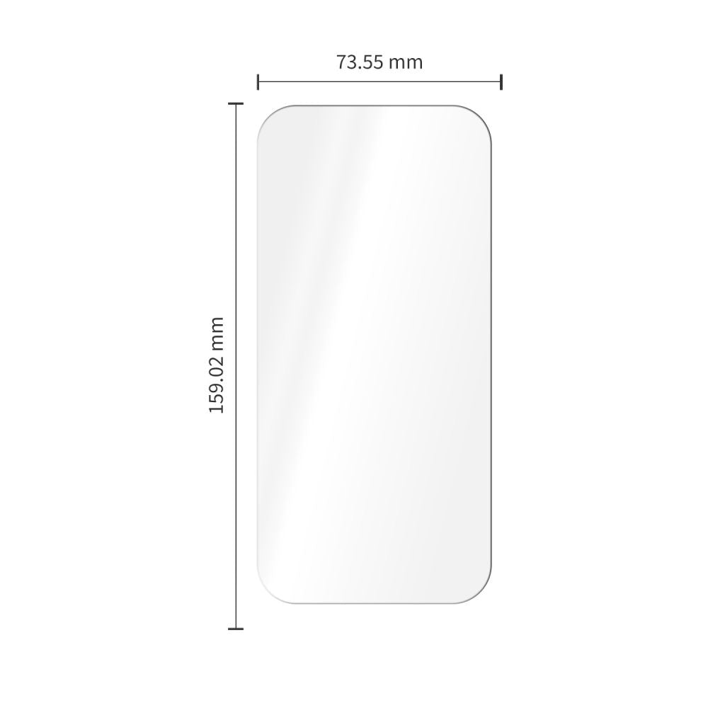 Hærdet Glas Tech Protect Glass Fit+ 2 Pack Iphone 16 Pro Max / 17 Pro Max / 18 Pro Max Clear