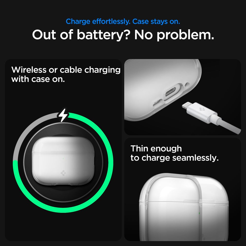 Spigen Liquid Crystal Apple Airpods Pro 3 Crystal Clear