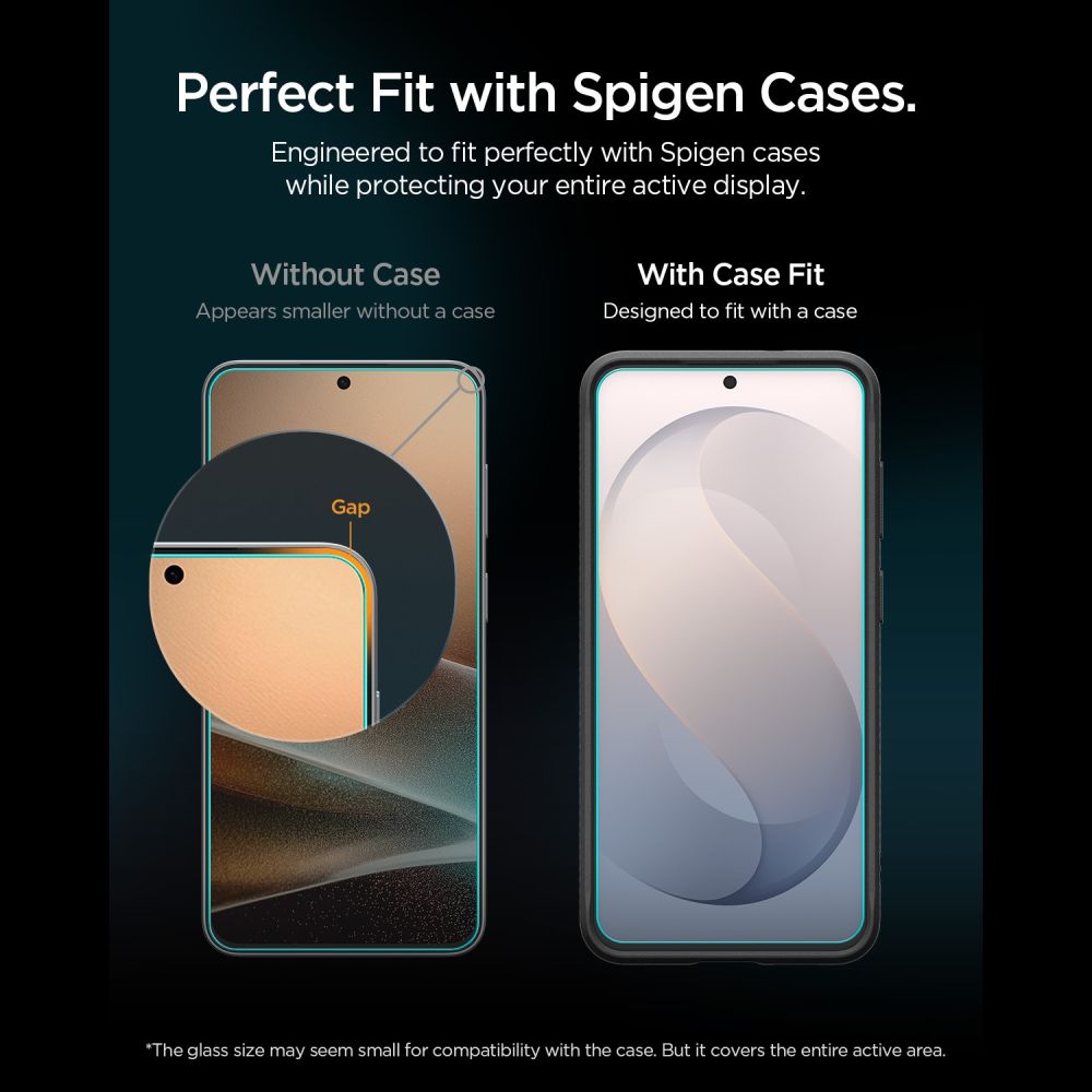 Hærdet Glas Spigen Glas.Tr 'Ez Fit Pro Ac 2 Pack Galaxy S26 Fe Clear
