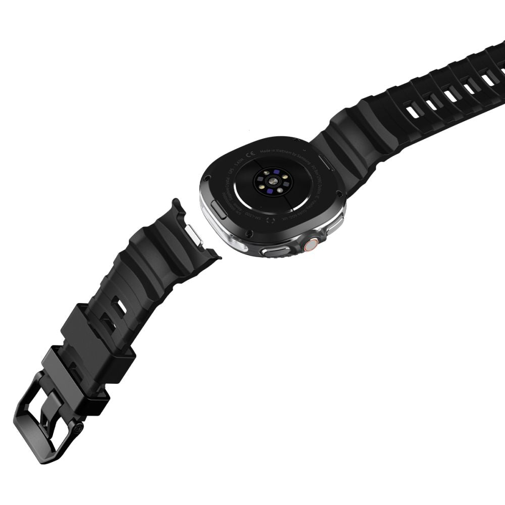 Spigen Wbs2 Band Til Samsung Galaxy Watch 8 / 9 / Classic (40 / 44 / 46 Mm) Sort
