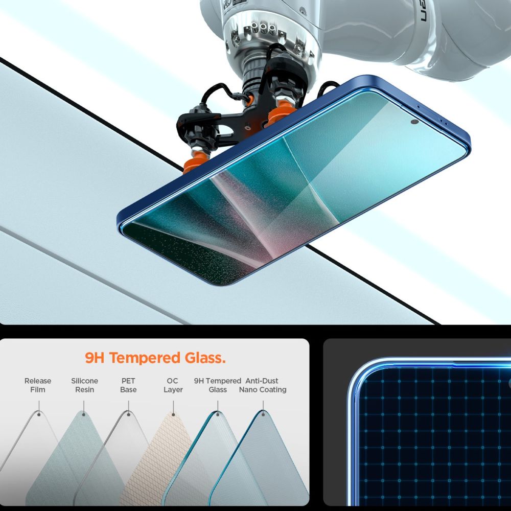 Hærdet Glas Spigen Glas.Tr ”Ez Fit Pro” Galaxy S25 Edge Clear