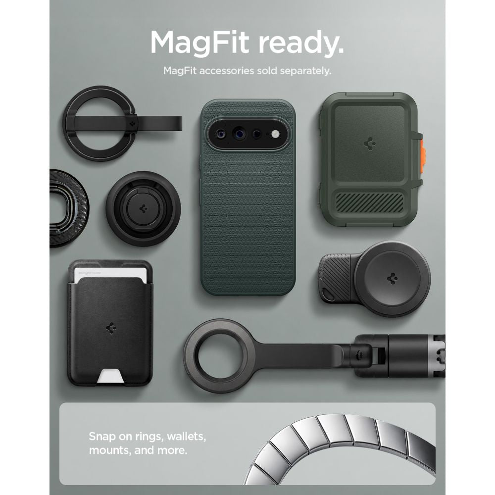 Spigen Liquid Air Mag Magsafe Google Pixel 11 Pro Xl Abyss Green