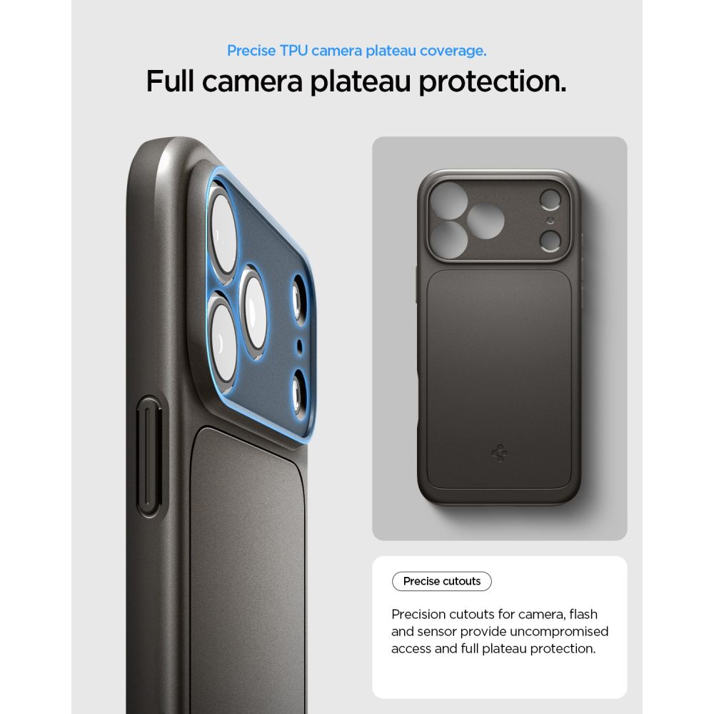 Spigen Thin Fit Magsafe Iphone 17 Pro / 18 Pro Sort