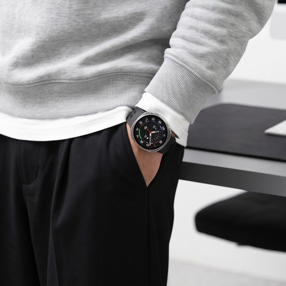 Tech Protect Defense 2 Pak Samsung Galaxy Watch 8/9 (44 Mm) Matsort & Klar