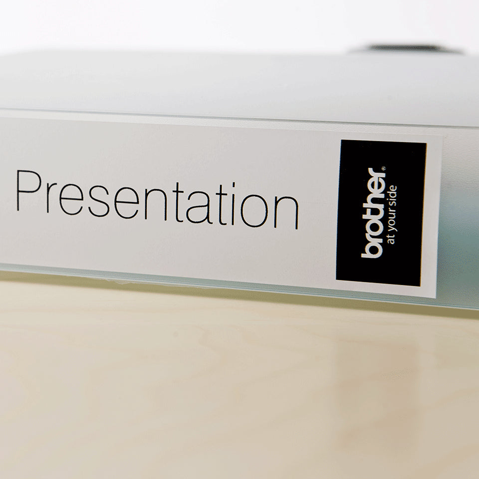 Brother DK-22225 etiketbånd Sort på hvid