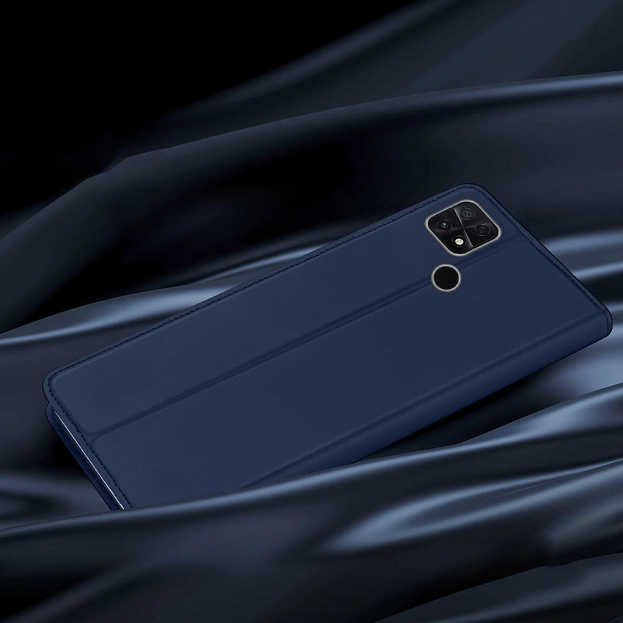 Dux Ducis Skin Pro æske til Oppo Reno 8 Pro flip cover kort tegnebog stativ blå