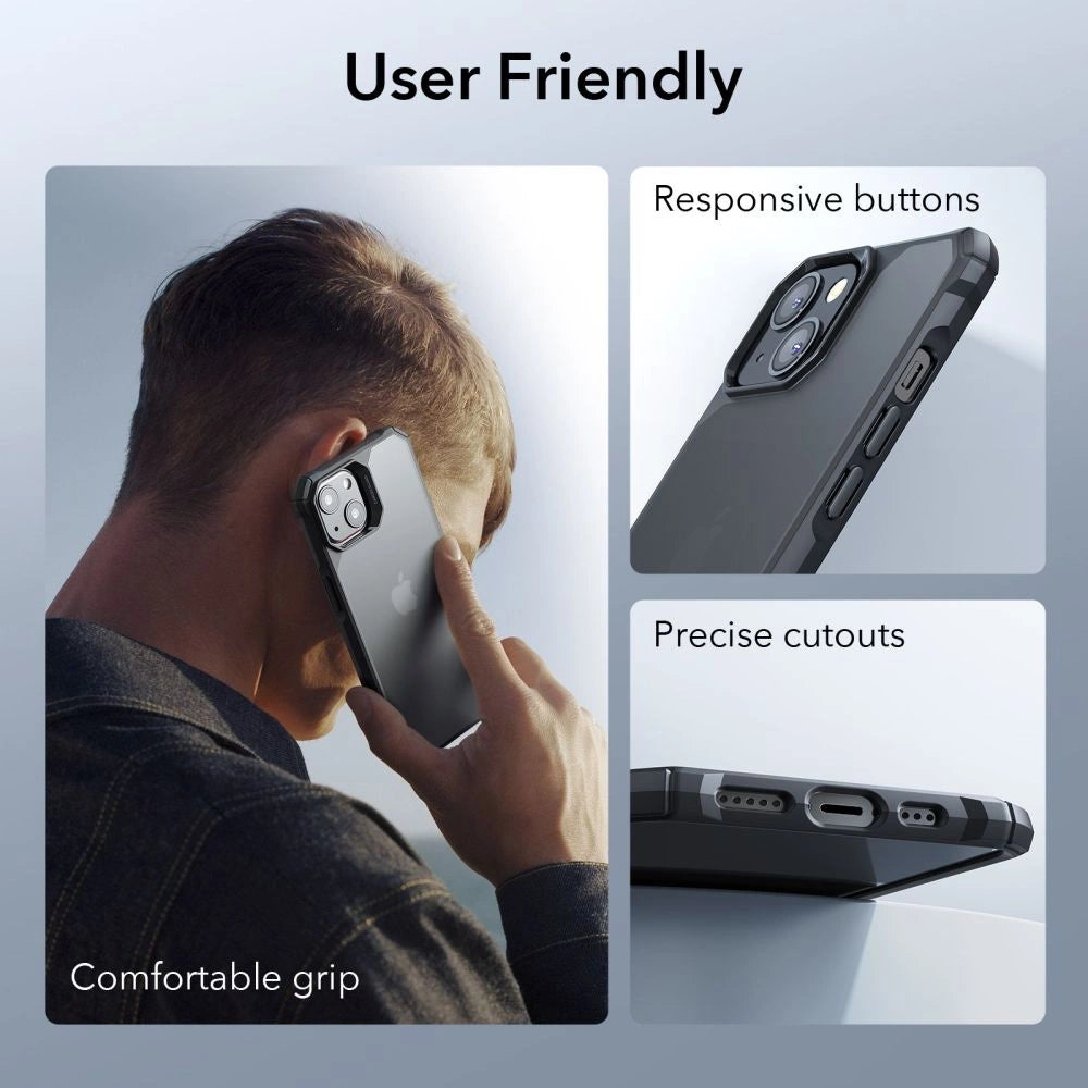 ESR Air Armor Case til iPhone 14 Plus - Matte sort