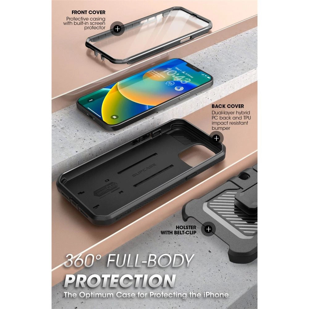 Supcase Unicorn Beetle Pro Case til iPhone 13 / iPhone 14 - sort