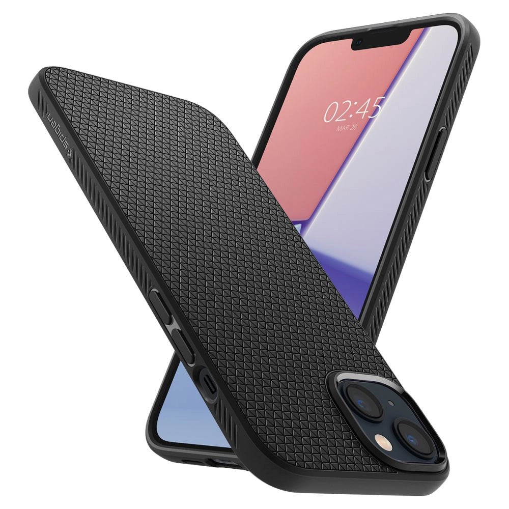 Spigen Liquid Air Case til iPhone 14 Plus - Matte sort