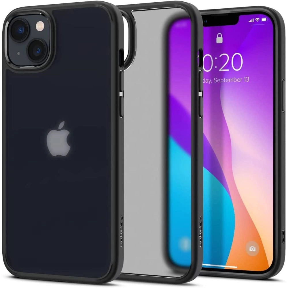 Spigen Ultra Hybrid iPhone 14 Plus Case - Matte sort