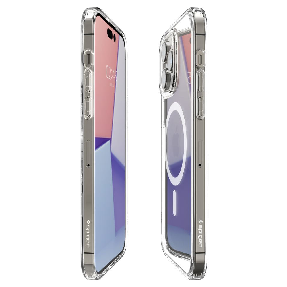 Spigen Ultra Hybrid Mag Case med MagSafe til iPhone 14 Pro - Clear/White