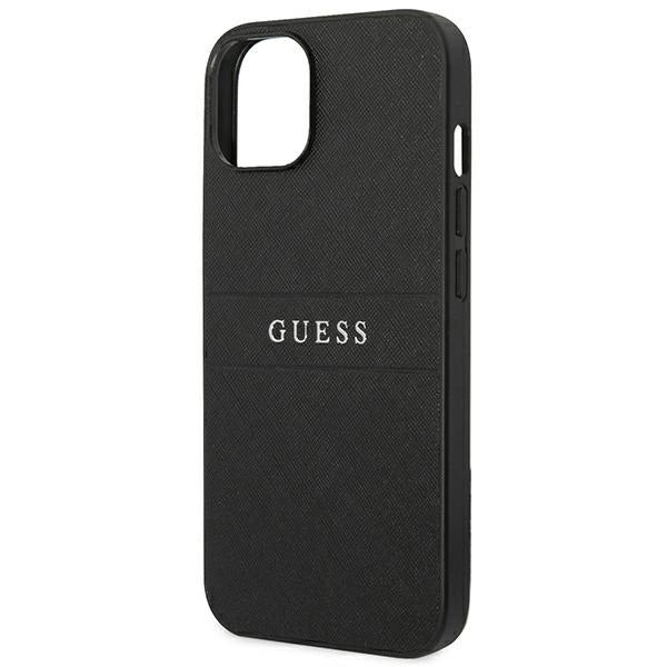 Guess GUHCP14MPSASBBK iPhone 14 Plus 6,7" sort Saffiano Strap