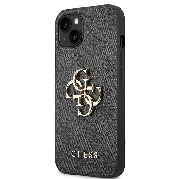 Guess GUHCP14S4GMGGR iPhone 14 6,1" szary/grå hardcase 4G Big Metal Logo