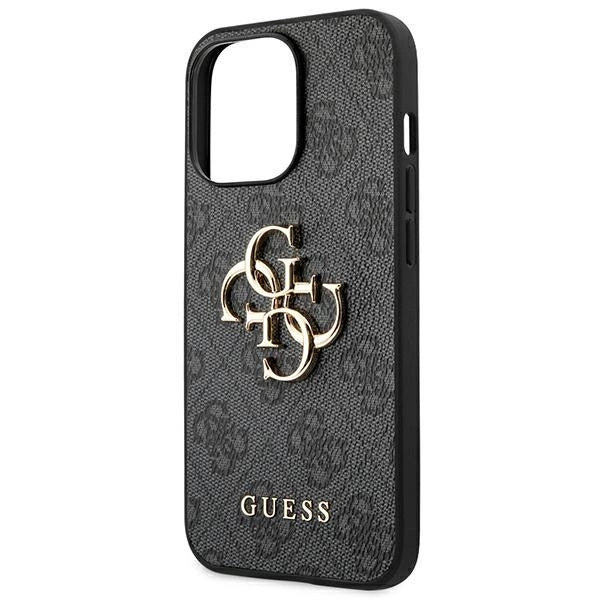 Guess GUHCP14X4GMGGR iPhone 14 Pro Max 6,7" szary/grå hardcase 4G Big Metal Logo