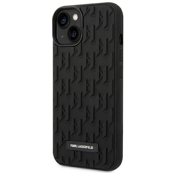 Karl Lagerfeld KLHCP14MRUPKLPK iPhone 14 Plus 6,7" hårdkasse sort 3D-monogram